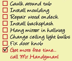 Home Maintenance and Repair To-Do list