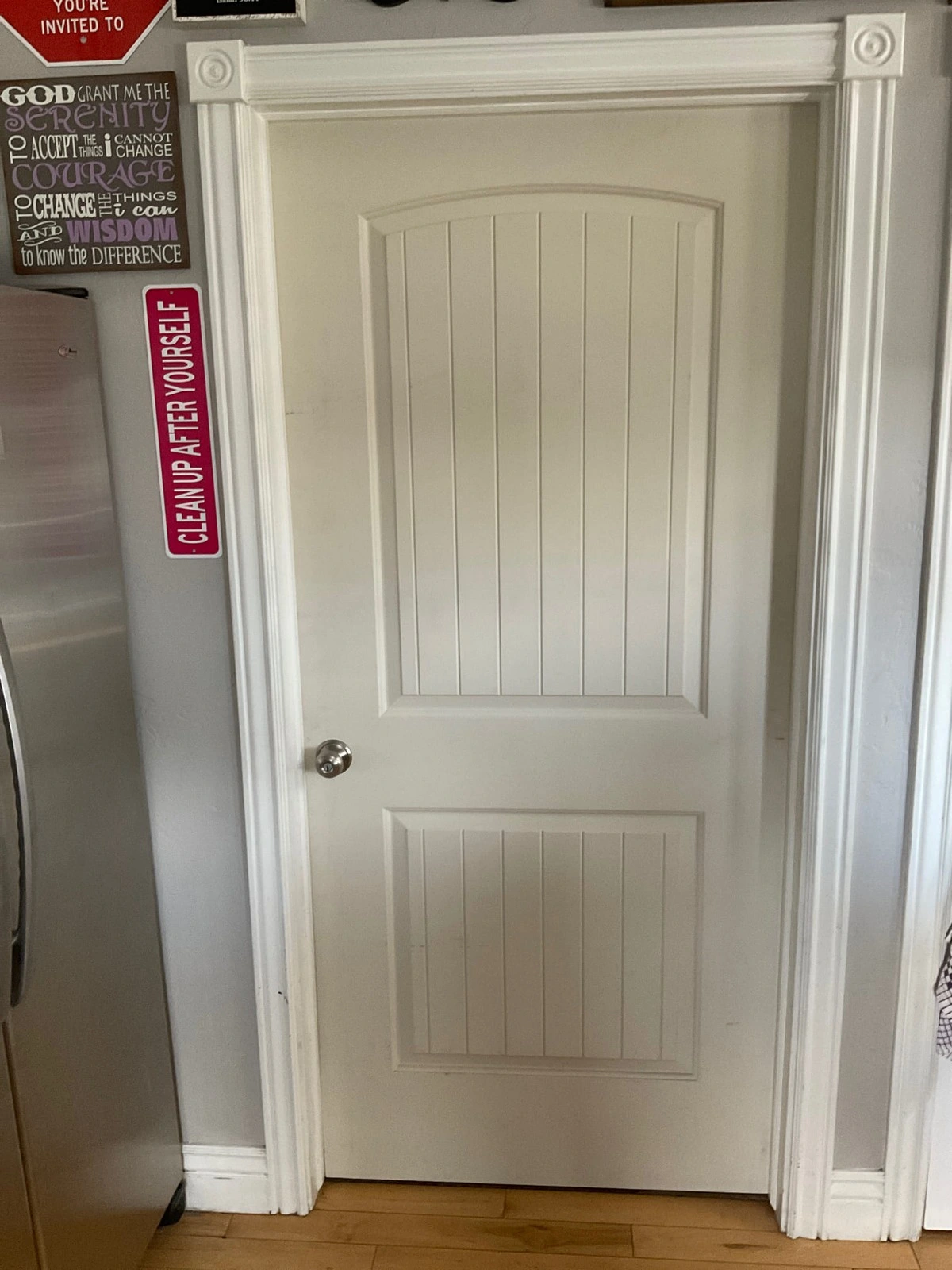 Lehi home’s door that was repaired to brand new by Mr. Handyman