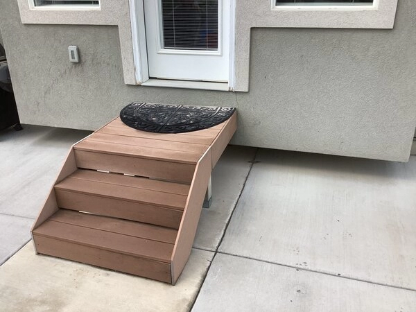 Rendered stair repair service for a Lehi home