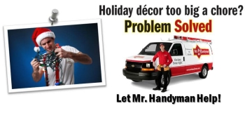 Mr. Handyman Holiday Service banner