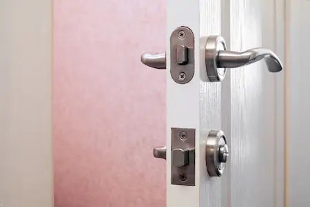 locks on a door