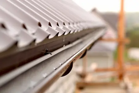gutters on a house