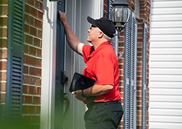 My Handyman worker knocking on door.