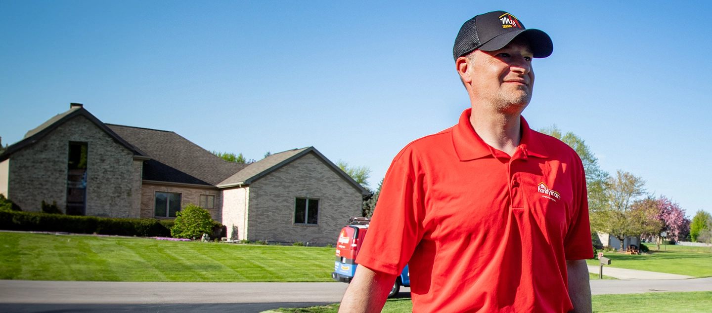 My Handyman worker carrying tool bag.