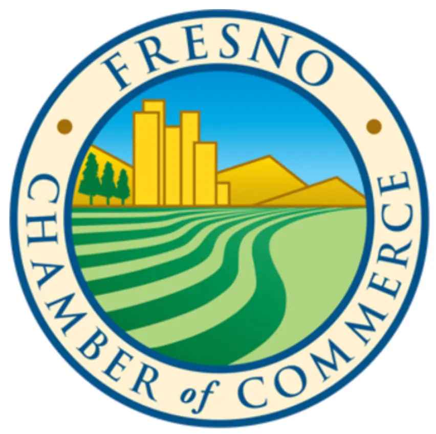 Logo of Fresno Chamber of Commerce.