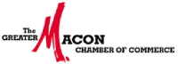 The Greater Macon Chamber of Commerce badge.