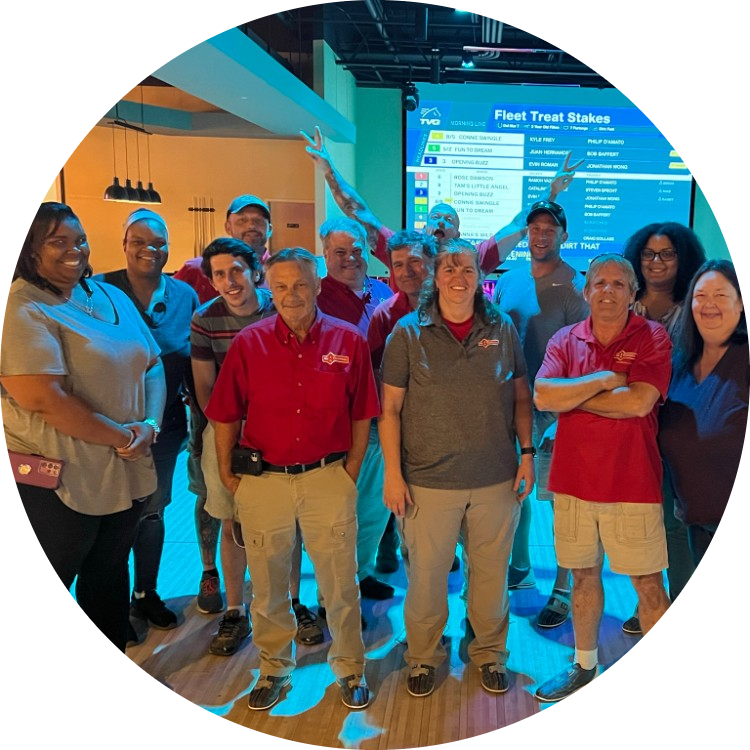 Having Fun in the Process - Team Building Bowling Event July 2022