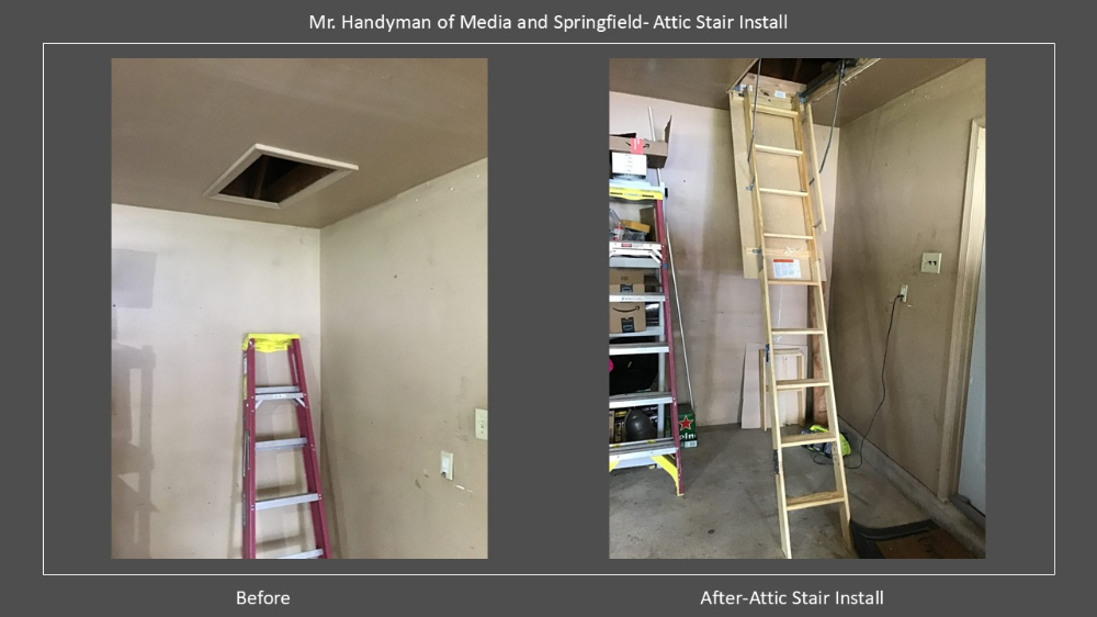 Attic Stair Install- Garnet Valley PA