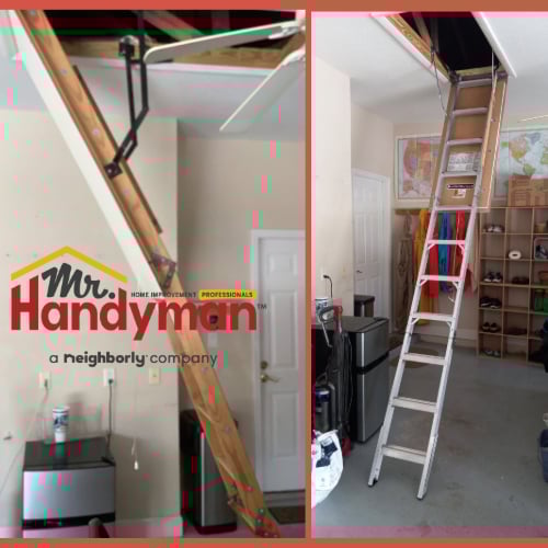 Attic Stair Install