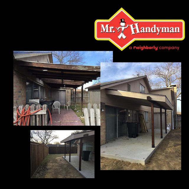 Awning and Concrete - Plano