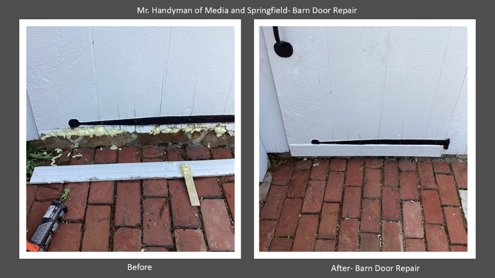 Barn Door Repair- Drexel Hill PA