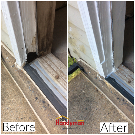 Basement Door Wood Rot Repair Chantilly, VA