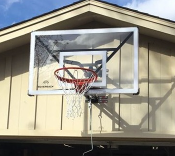 Basketball goal installation garage Hurst TX