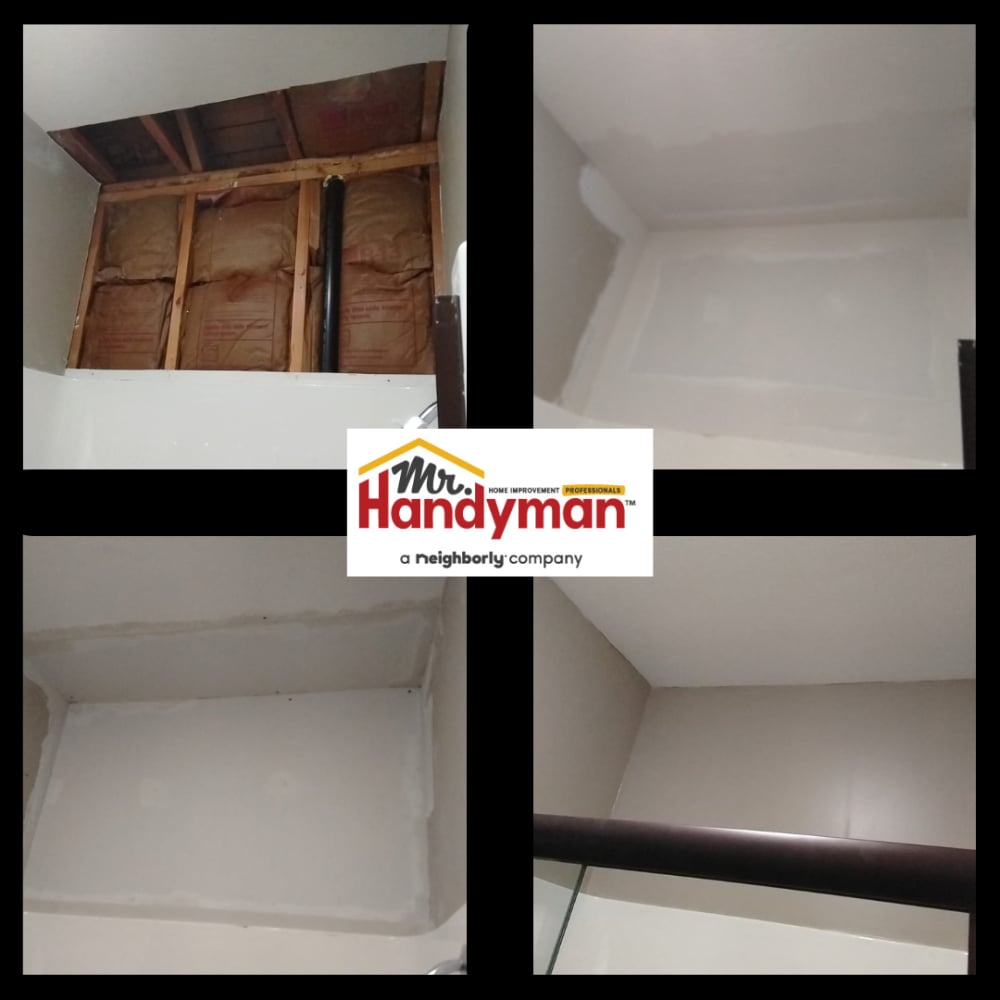 bathroom drywall repair