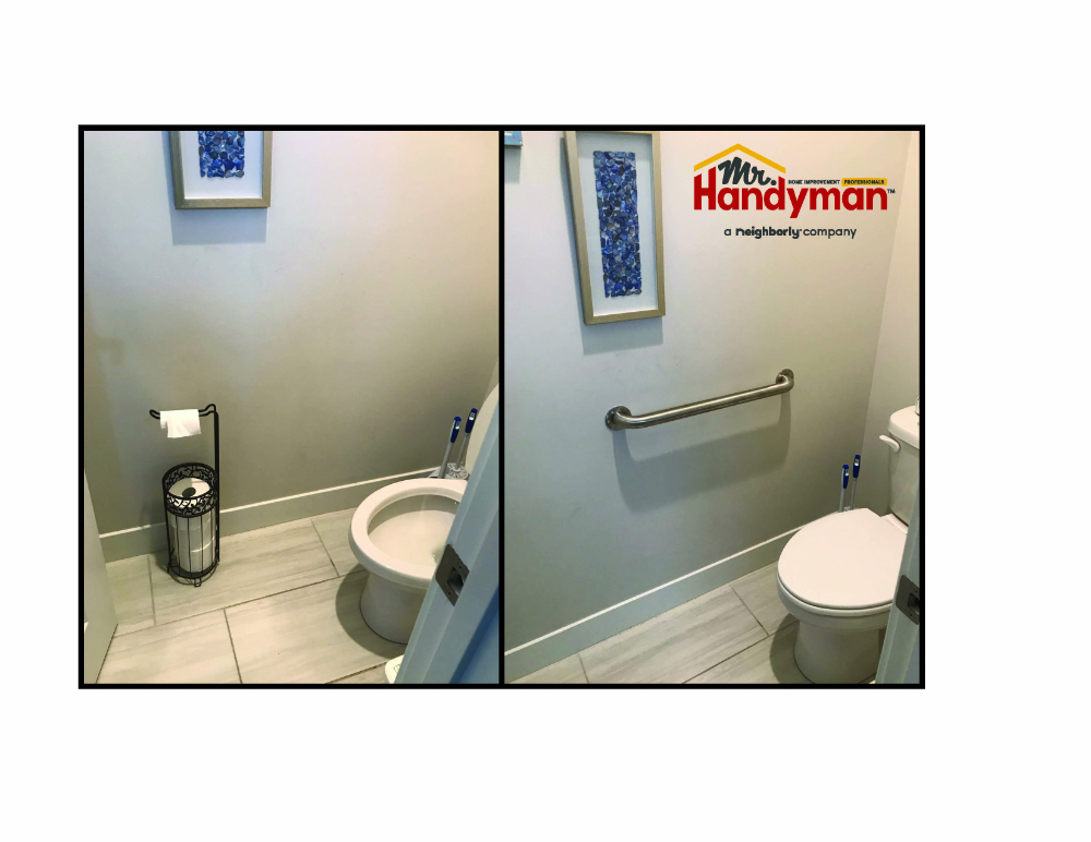 new bathroom grab bar