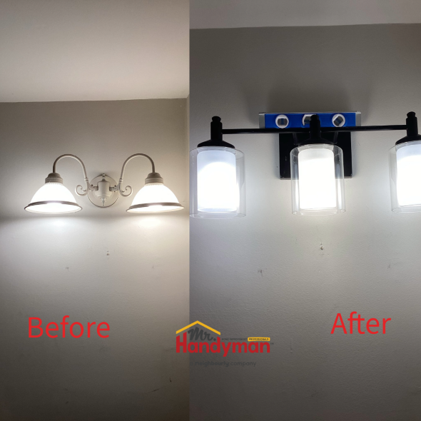 Bathroom Light Fixture Replacement Leesburg, VA