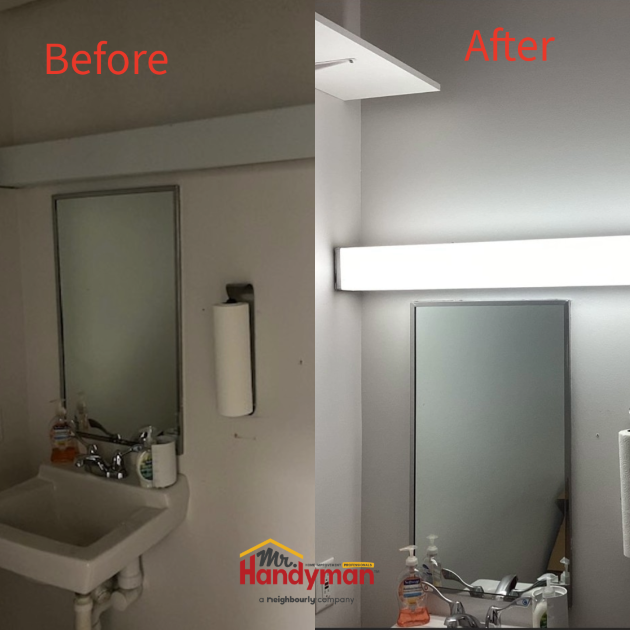 Bathroom Light Fixture Replacement Leesburg, VA