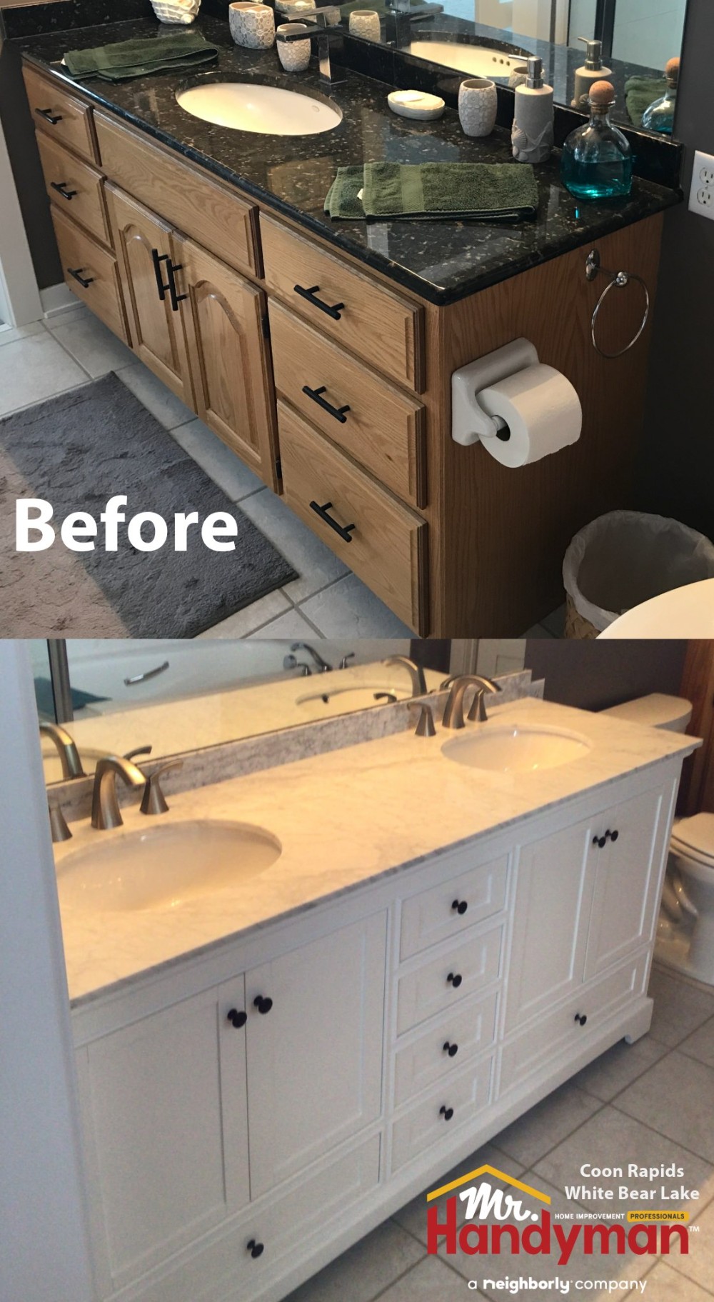 Bathroom Vanity Replaced