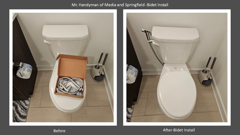 Bidet Install- Swarthmore PA