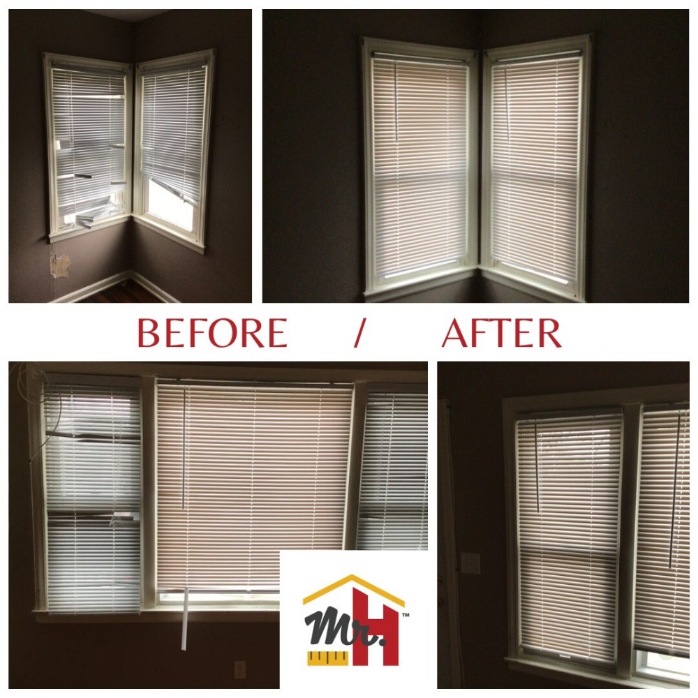 Blinds installed for a landlord