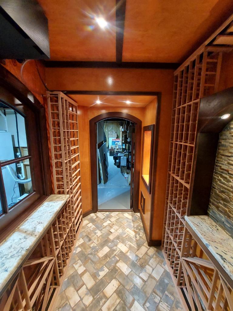 Building A Wine Room - After