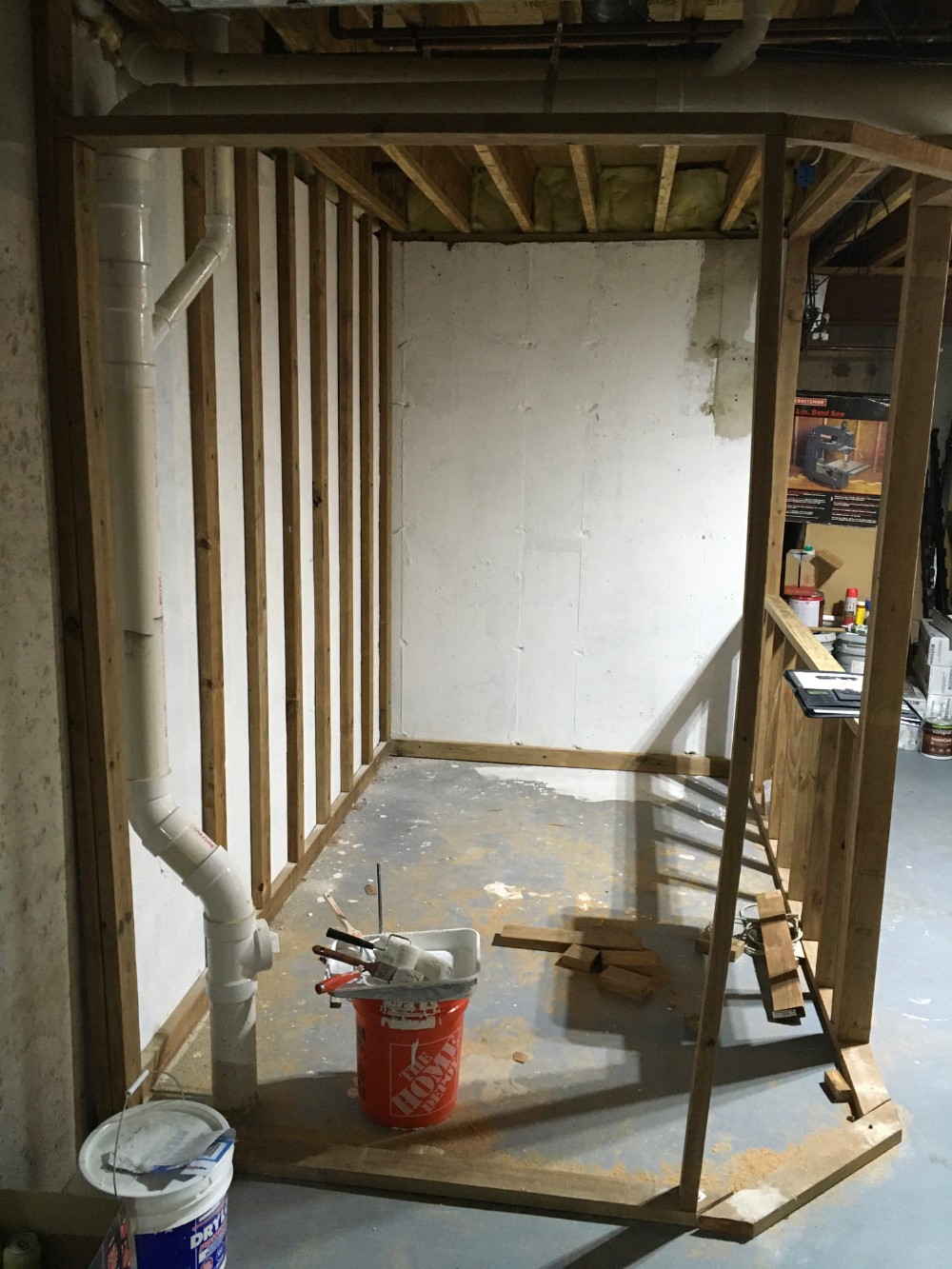 Building A Wine Room - Before