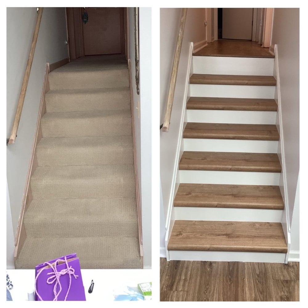 Carpet Removal on Stairs