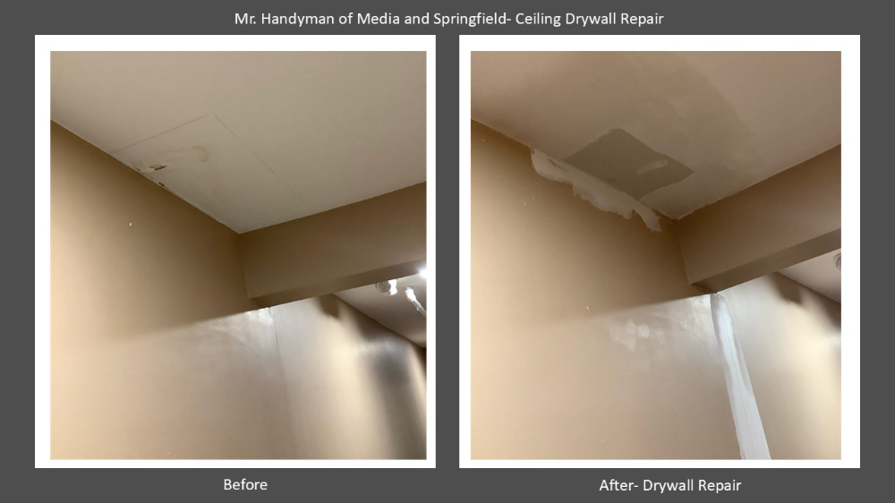 Ceiling Drywall Repair- Springfield PA