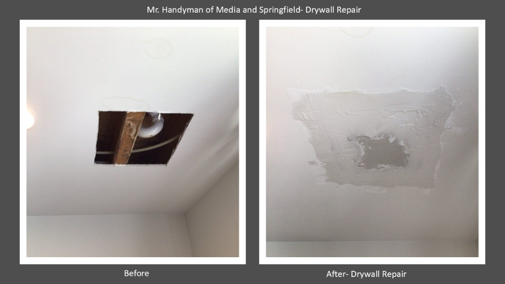 Ceiling Drywall Repair- Springfield PA