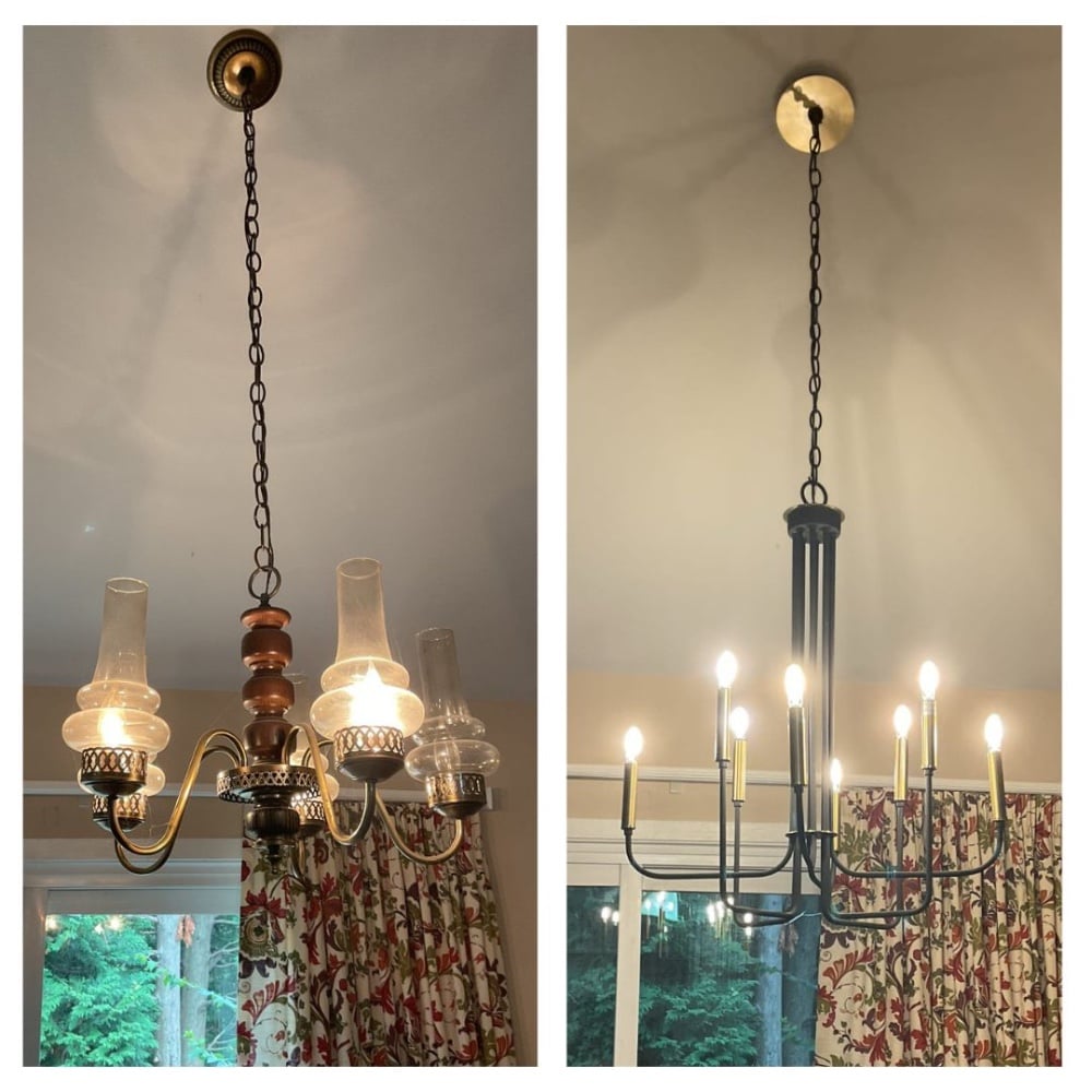 Ceiling Light Fixture Replacement