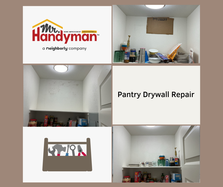 Claremore Pantry Drywall Repair Project