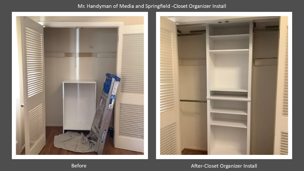 Closet Organizer Install- Media PA