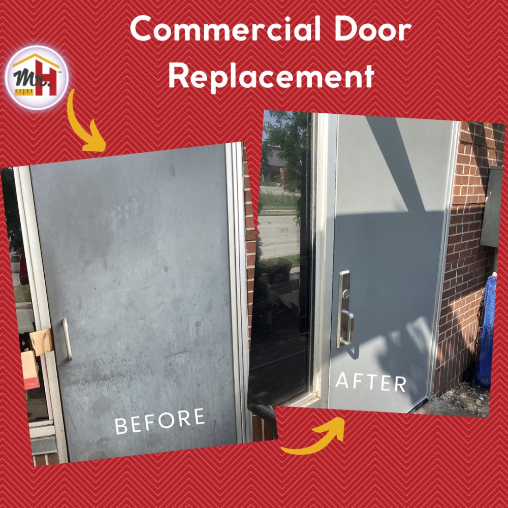 Commercial door replacement in Olathe