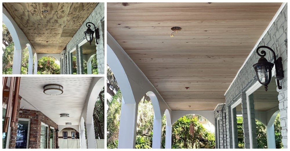 Custom Porch Ceiling