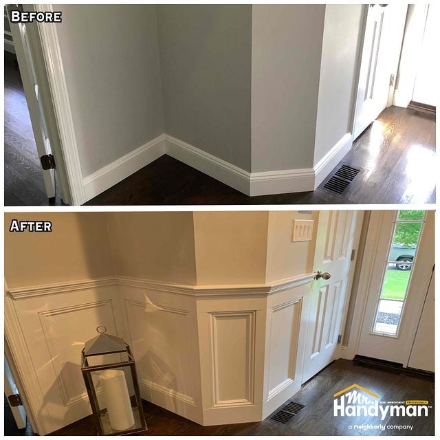 Custom Wainscoting in Huntington