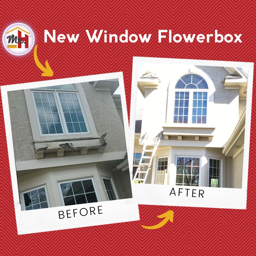 Custom flowerbox replacement in Olathe