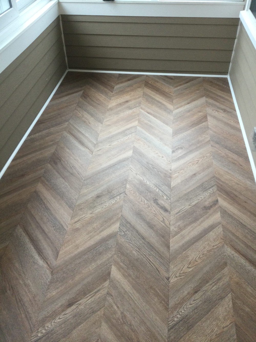 Custom porch flooring installation