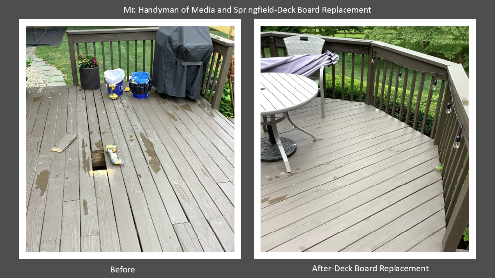 Deck Board Replacement- Springfield PA