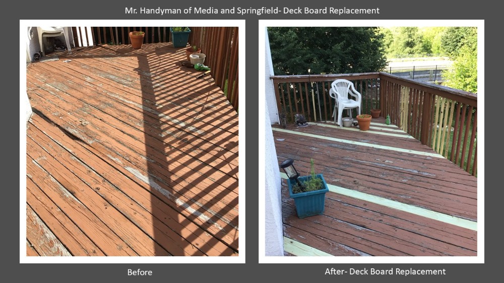 Deck Board Replacement- Springfield PA