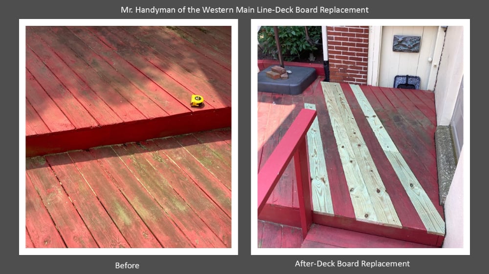 Deck Board Replacement Kennett Square, Pa Chester County