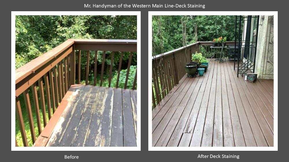 Deck Staining West Chester PA Chester County