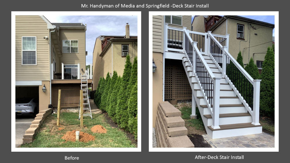 Deck Stair Install- Morton PA
