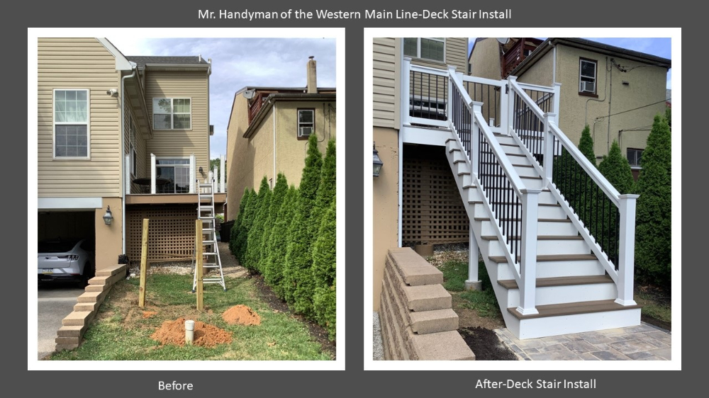Deck Staircase Install- Garnet Valley PA