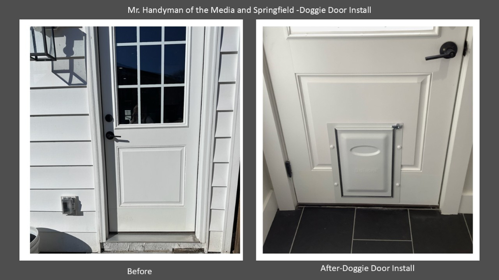 Doggie Door Install- Drexel Hill PA