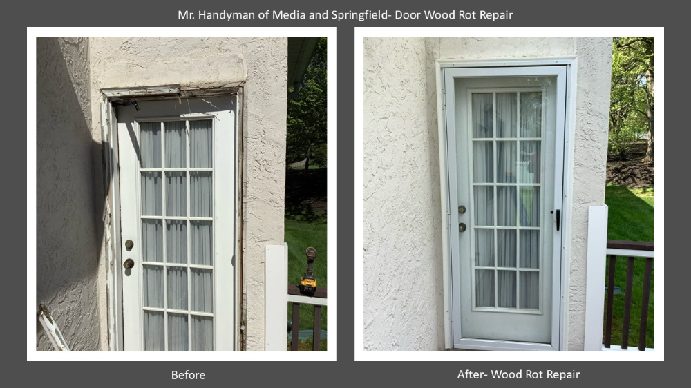 Door Wood Rot Repair- Folsom PA