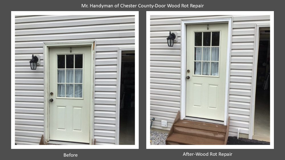 Door Wood Rot Repair Oxford, Pa Chester County