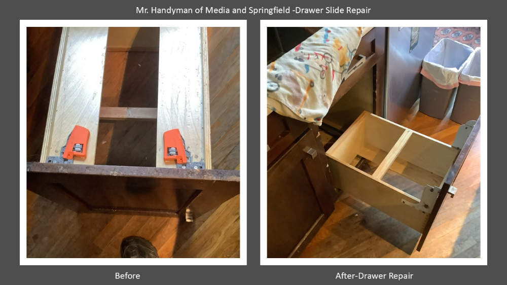 Drawer Slide Repair- Springfield PA