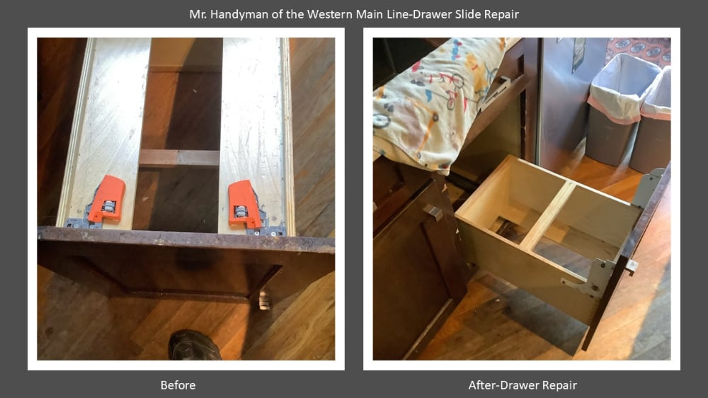 Drawer Slide Repair Exton, Pa Chester County