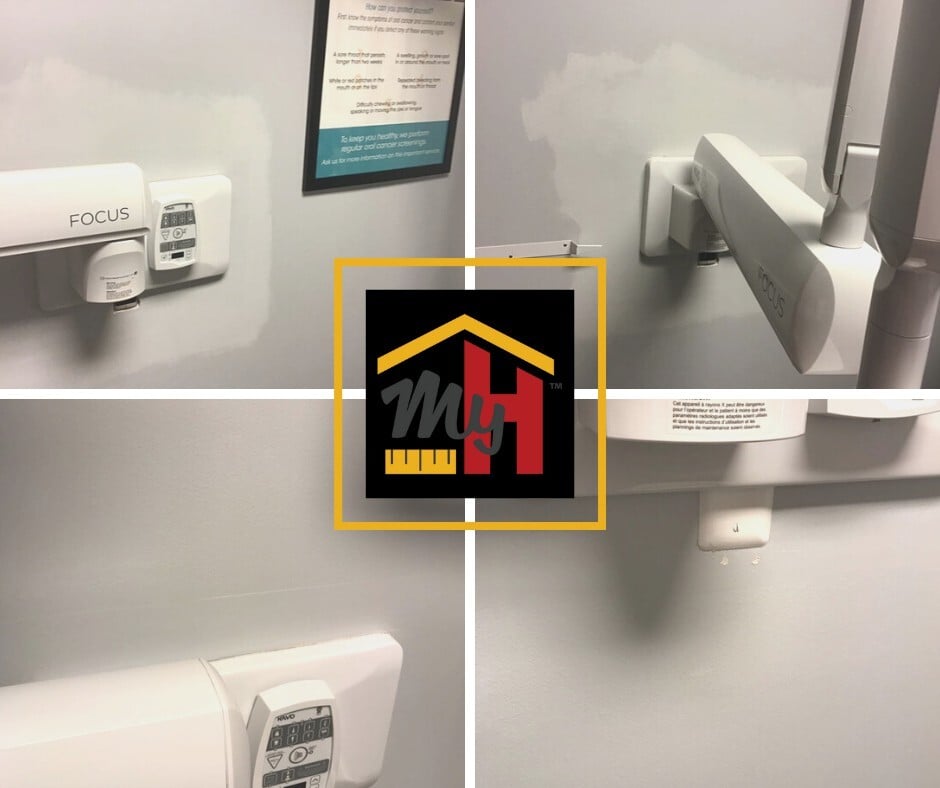 Drywall Repairs Xray machine