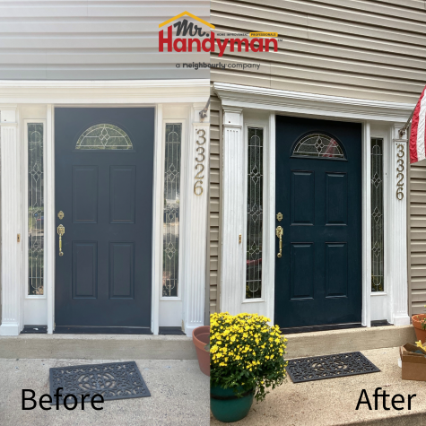 Entrance Door Re-paint Ashburn, VA